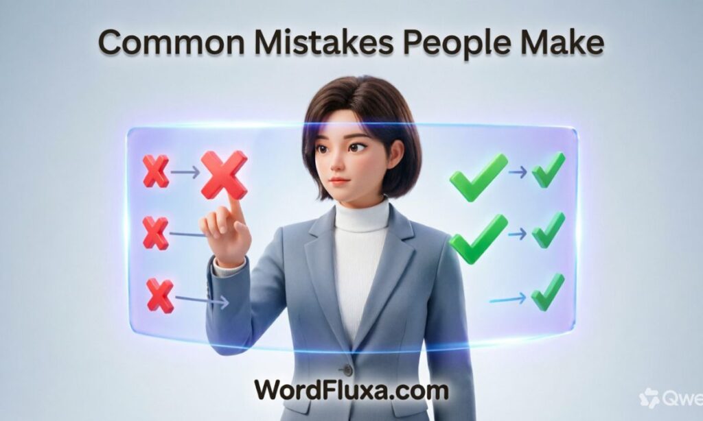 Common Mistakes People Make