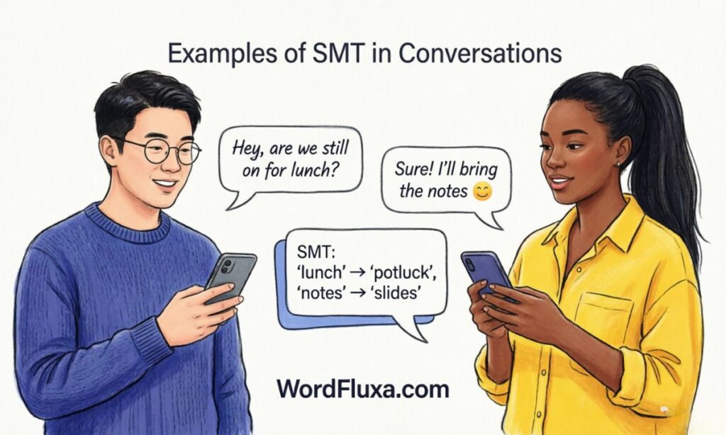 Examples of SMT in Conversations