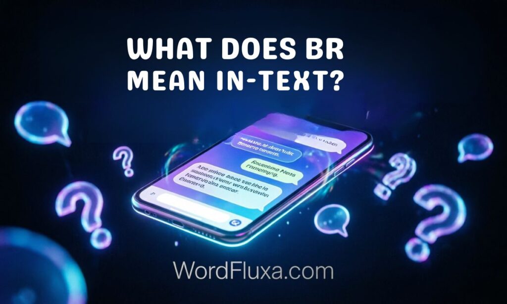 What Does BR Mean in Text