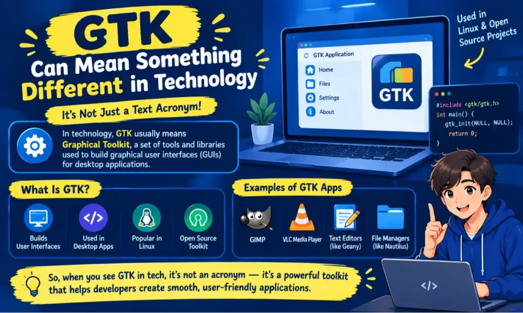 GTK the graphical toolkit explained