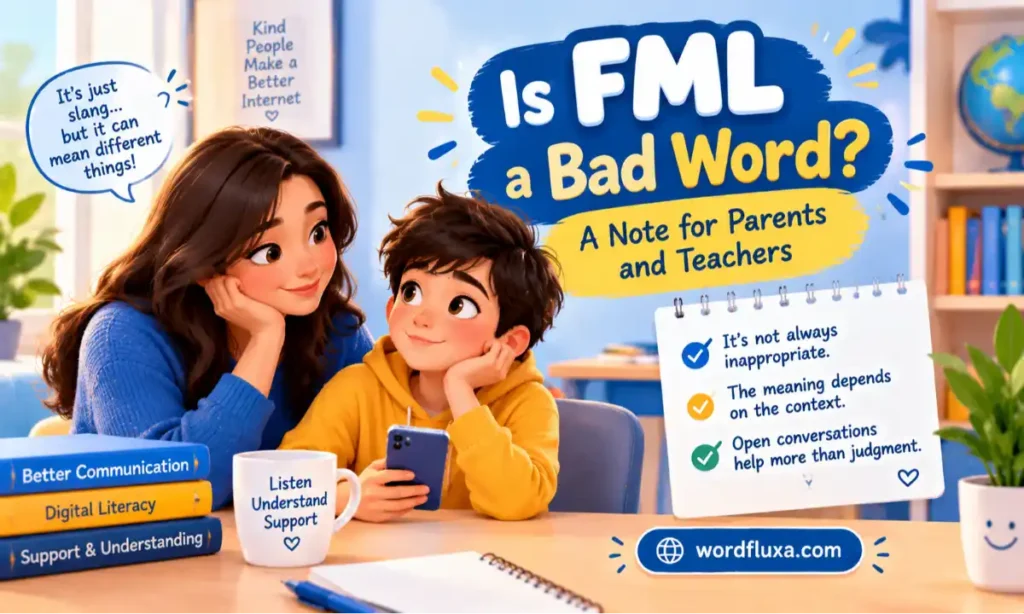 Is FML a bad word? Guide for parents and teachers