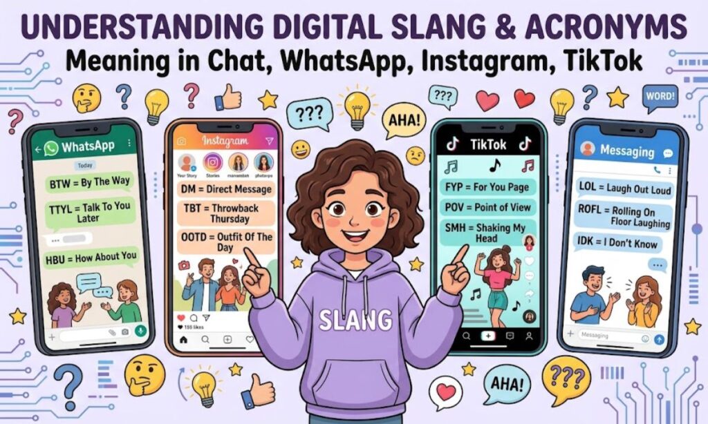 Meaning in Chat, WhatsApp, Instagram, TikTok