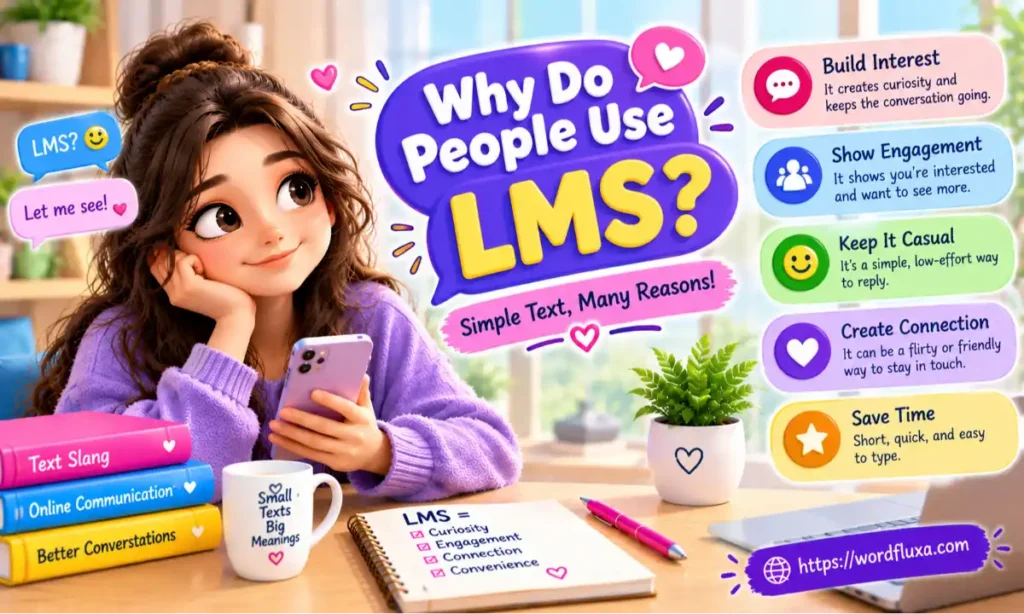Why people use LMS in text messaging.