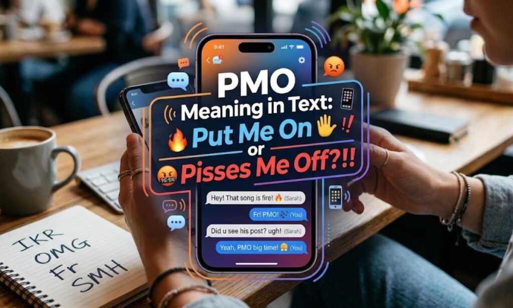 PMO Meaning in Text Put Me On or Pisses Me Off