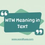 WTW Meaning in Text