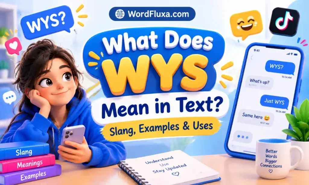 WYS Meaning in Text – Slang and Examples | WordFluxa